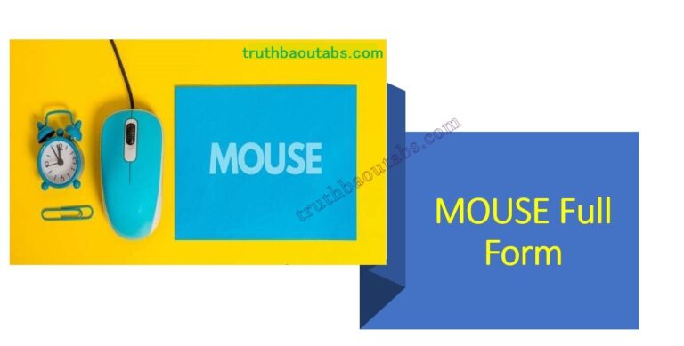 MOUSE Full Form, बनावट और प्रकार