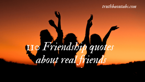 110 Friendship quotes about real friends