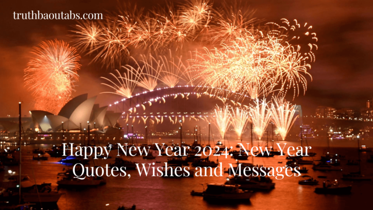 Happy New Year 2024: New Year Quotes, Wishes and Messages