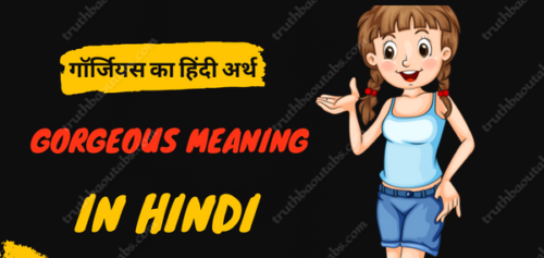 गॉर्जियस को हिंदी में क्या कहते हैं ? – Gorgeous Meaning In Hindi