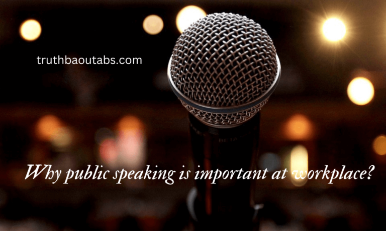 Why public speaking is important at workplace?