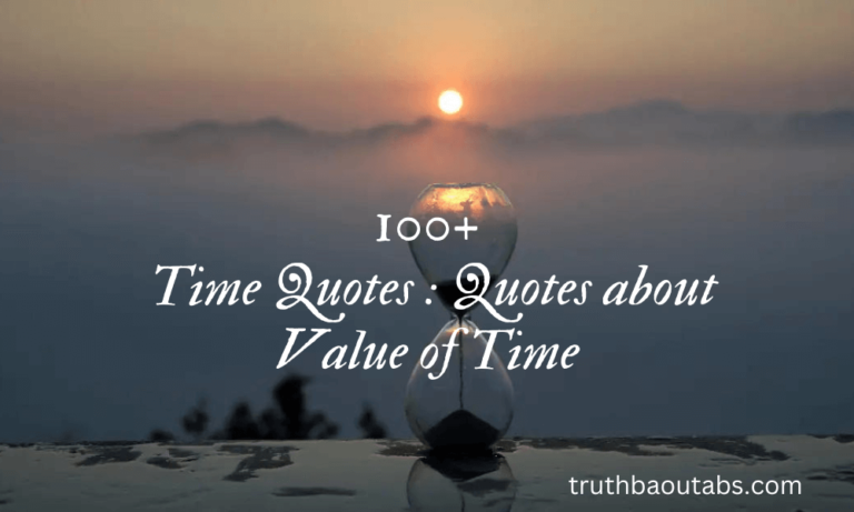 100+ Time Quotes : Quotes about Value of Time