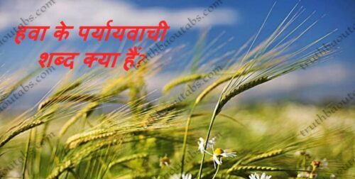 Hawa Ka Paryayvachi Shabd – हवा के पर्यायवाची शब्द क्या हैं?